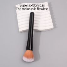 1-teiliger weicher Puderpinsel mit Holzgriff, Rougepinsel, Schützpinsel, multifunktionales Gesichts-Make-up-Pinsel-Werkzeug
