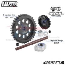 GPM 45#Steel 1.5 Mod 20T/25/27T/35T Pinion/Spur Gear Combo Motor Gear Xmaxx Spur Rc Parts for Traxxas X-MAXX 1/5 8S Xmaxx XRT1/6