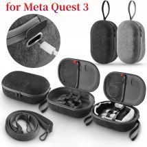 Tragbare Tasche für Meta Quest 3 Reise Trage tasche vr größere Kapazität Aufbewahrung tasche für Quest 3 Schutz Eva Tasche vr Zubehör