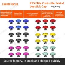 Metall-Daumenstick-Zubehörset für PS5 Dualsense Edge Controller, individueller Analog-Stick-Joystick aus Metall, Controller nicht im Lieferumfang enthalten