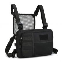 Multi-funktion Taktische Weste Unisex Brust Rig Tasche Mode männer Hip-hop Streetwear Brust Taschen Wasserdichte Oxford Sport rucksack