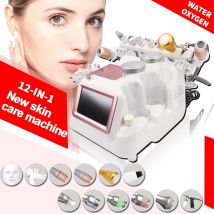 12-in-1-Instrument mit ultrafeinem Wasserstoff und Sauerstoffblasen, sauberes Hydroxid-Dermabrasions-Maschinenlinie, graviertes Wasserlichtinstrument