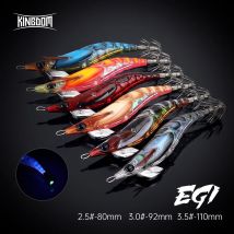 Kingdom Egi Squid Bait esche artificiali Jigging lento affondamento calamari ganci pesca in mare polpo seppie luminoso affrontare richiamo