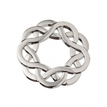 Chinesisches Knoten (Silber) Puzzle Entriegelung spielzeug Metall puzzle Denksportaufgaben iq Spielzeug für Kinder Erwachsene