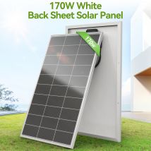 RVPOZWER 170 W Solarpanel, 18 Volt, monokristallines Solarpanel, 18BB-Zellen, hocheffizientes Modul, Wohnmobil, Marine, Boot, Wohnwagen, netzunabhängig