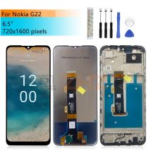 For Nokia G22 LCD Display Touch Screen Digitizer Assembly Display With Frame Replacement Parts 6.5"