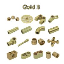 Gold Basic Board Bausteine Ziegel Kleine Partikel Lernhilfen Puzzle MOC Teile 18654 43857 32072 32187 61184 32039
