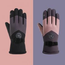 Skihandschuhe, Winterhandschuhe für Damen und Herren, Snowboard-Fäustlinge, Touchscreen-Handschuhe, Schneemobil, Motor, wasserdichte Thermo-Schneehandschuhe