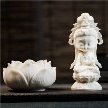 Mini-Buddhismus-Figur, Statue, Auto-Dekoration, dekorativ, lebensecht, Kunstharz, Miniatur-Bastelpuppen, meditierende Statue für Schlafzimmer