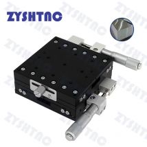 XY Axis 90*90mm Trimming Station Manual Displacement Platform Linear Stage Sliding Table XY90-LM XY90-C LY90-R Cross Rail