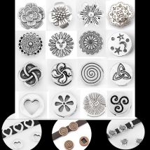 10 Stücke Legierung Sonne Rocailles Blumen Slider Spacer Perlen Für 5mm/10mm/12mm/14mm Flache Lederband DIY Schmuck Machen Zubehör