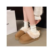 Winter Mini Plush Snow Boots Fashion Women Boots 2025 Casual Designer Suede Walking Luxury New Botas De Mujer Flat Ankle Boots