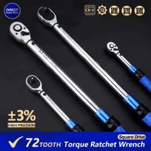 1/2 3/8 1/4 Torque Wrench Square Drive Adjujustabl High Precision Ratchet Spanner Professional Bicycle Automotive Tool
