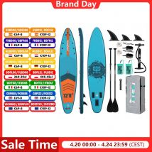 FunWater Deska SUP Duży Rozmiar 385×85×15CM Dmuchana Deska do Wiosłowania Surfing Surf Sup Antypoślizgowa Deska do Wiosłowania