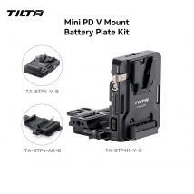 TILTA Mini PD V Mount Battery Plate with Adjustable ARCA Receiver Kit – Black TA-BTP4K-V-B with Adjustable ARCA Receiver