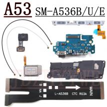 Lade Port Antenne Bord Für Samsung A53 5G A536 Hörer Lautsprecher Off Auf Signal Fingerprint Sensor Motherboard Flex kabel