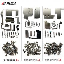 1set Neue Volle Schrauben + Innere Metall Halterung Halter Für Iphone 11 12 13 14 15 Pro Max Mini 14 plus Innen Kleine Eisen Teile