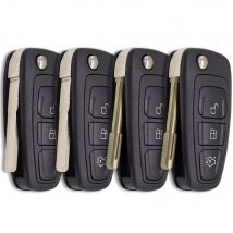 Great Replacement HU101/FO21 Car Remote Key Shell Case For Ford Focus Transit Ranger Galaxy Mondeo C-Max S-Max MK3 MK4 Tourneo
