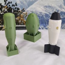DIY Modell Wasserstoff/Fat Man/Kleiner Junge PLA Material Simulation Bomben Ornamente Requisiten für Sammlung Souvenir