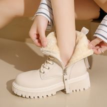 Sexy elegante lässige/einfache Winter-Ritterstiefel, neue einfarbige Samt-warme, bequeme, schlanke/vielseitige, modische Damenstiefel