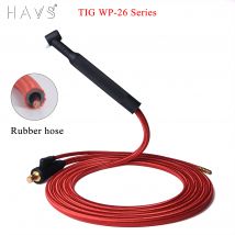 4m/6m wp26 Schnell kupplung WIG-Schweiß brenner gas elektrisch integrierte rote Gummis ch lauch
