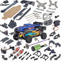 Aufhängungsarme Robs Naben, bürstenloser Motor, Servo, Metallgetriebe, Differential, Chassis-Ersatzteil für JMRC1213