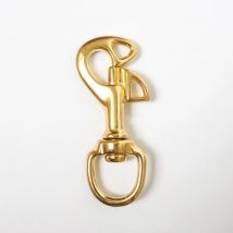 1 stücke Solide Messing Trigger Swivel Eye Bolt Snap Haken Für Pet Seil Leinen Horse Getriebe Marine Leder Handwerk Tasche strap Gürtel Gurtband