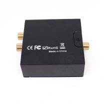 Convertidor de Audio Digital a analógico de placa grande, fibra óptica Coaxial a analógico con decodificador 3,5