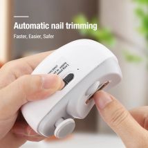 2-in-1 Elektrischer Nagelknipser Schleifen und Polieren Multifunktionales Tragbares Automatisches Nagelschleifgerät Elektrisches Maniküre-Werkzeug