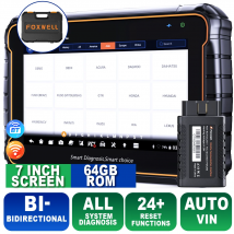 FOXWELL Strumento diagnostico per auto GT60 Scanner OBD2 TUTTO sistema Bluetooth TPMS DPF ABS 2 Scanner automobilistico Test attivo Lettore di codici per auto