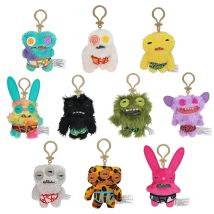 Fuggler Funny Ugly Monster Plush Toys Brelok do kluczy Kawaii Fuggler Monster Rabbits Śliczne wypchane lalki Peluche Wisiorki Prezenty Dziecko 12CM