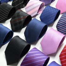 67 stylów krawaty męskie jednokolorowy pasek kwiatowy kwiatowy 7-8cm żakardowe akcesoria do krawatów