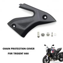 Per Trident660 Trident 660 2021- Accessori Moto Copertura di protezione della catena Protezione del pignone Protezione della catena Copertura del forcellone