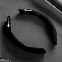 Copertura antiscivolo per volante in pelle scamosciata per Nissan Qashqai Juke J10 X-Trail T32 T31 Kicks Tida Pathfinder NV200 Rogue