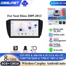 Reproductor de vídeo Multimedia de Radio para coche Android 10,0 2G + 32G para Seat Ibiza 6j