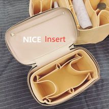 Einsetzen Sie den Taschen-Organizer für VANITY PM Nice BB Nano Mini, luxuriöse Kosmetiktasche für Damen, innere Geldbörse, Make-up-Taschen, Liner Shaper