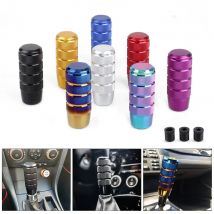 Universal 95mm Non-Slip  Shift Knob M8 M10 M12 Universal Car Manual Transmission Aluminum Knurled Shifter Lever Knob