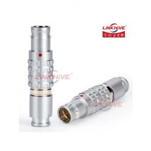 Compatible with LEMO Straight Plug FGG 00B 0B 1B 2B 3B 2 3 4 5 6 7 9 10 12 14 16 18 24 26 30 Pin Circle Self-Latching Connector