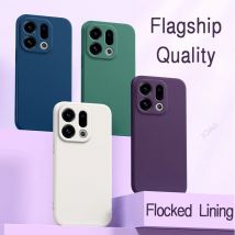 Luxury Square Liquid Silicone Phone Case for OPPO Find X9 Pro Soft Protective Bag Shockproof Back Cover FindX9 X9Pro Armor Shell