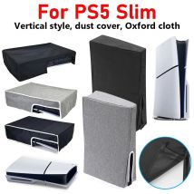 Per PS5 Slim Console copertura antipolvere verticale/orizzontale protezione antipolvere antigraffio