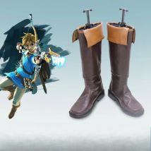 Gioco Zelda Link Scarpe Cosplay Stivali Accessori per costumi di Halloween Puntelli