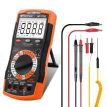 HoldPeak Digitalmultimeter HP-770S 6000 zählt manuelle Bereichswahl, genaue Messung für AC/DC-Spannungsprüfer/NCV, Widerstand
