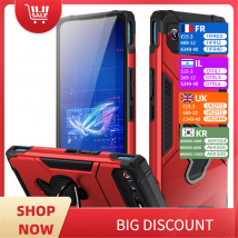 HARUINO Case for ASUS ROG Phone 7/6/5 - Armor-Level Protection Trendy Design Anti-Fall Esports Game-Friendly with Hidden Stand f