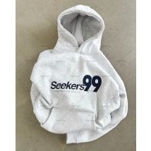 Fashion Retro Letter 99 Oversized Hoodie Men 2025 American High Street Fashion Clothing Y2K Harajuku Casual Loose Sweatshirt