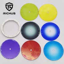 RICHUS NH35 Zifferblatt 28,5 mm transparentes Zifferblatt passend für NH34 NH35 NH36 Uhrwerk Uhrenzubehör