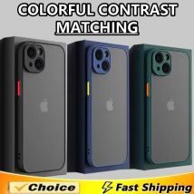 Matte Handyhülle für iPhone 15 14 13 12 11 16 Pro Max Mini Luxus weiche Silikon stoßfeste Hülle für iPhone 16 15 Plus XR XS MAX
