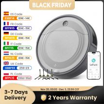 Aspirapolvere robot Lefant M310 4500PA Potente aspirazione 180 minuti, controllo APP/Alexa Ideale per peli di animali domestici e pavimenti duri