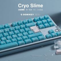 Hififox x Domikey Cyro Slime Cherry Profile ABS Doubleshots Tastenkappen-Set für Tastatur BM60 CSTC75 BM65 BM68 Hergestellt68 EZ63 EZ60  Visieren