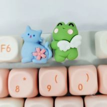 Flügel Frosch Tier Tastenkappen mechanische Tastatur Ersatz personalisierte Tastenkappe Kreuzachse Kirsche Profil Mädchen Geburtstag Gamer Geschenk