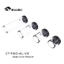 Bykski 60mm Metall Single Cap Acryl Reservoir für Combo Pumpe CT-F60-AL-V2